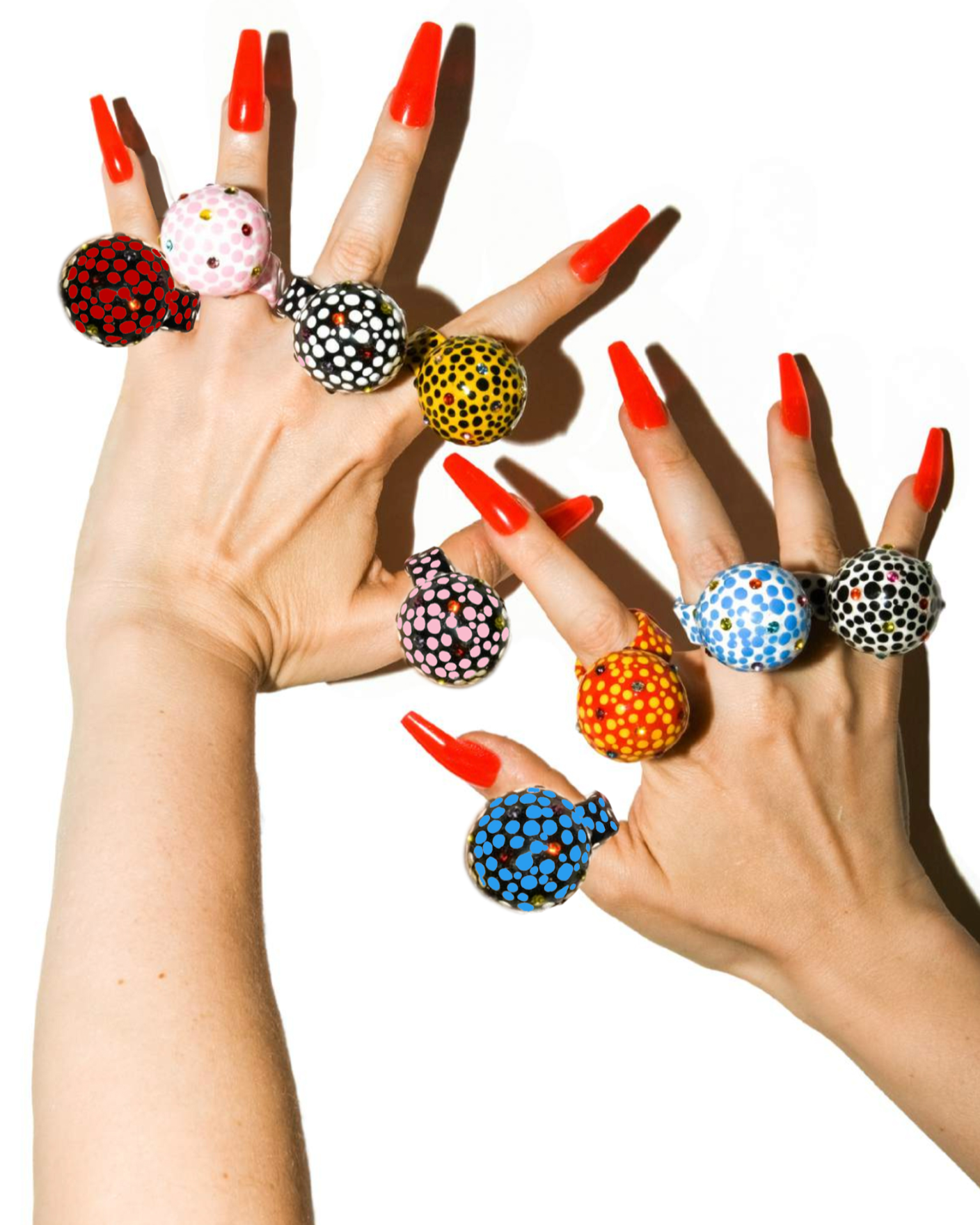Red Polka Dot Ring
