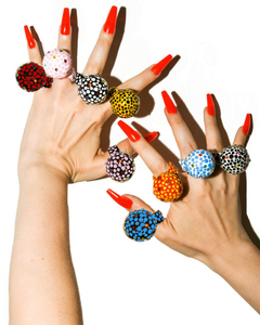 Red Polka Dot Ring