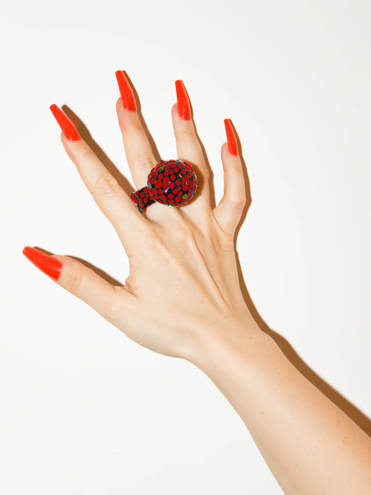 Red Polka Dot Ring