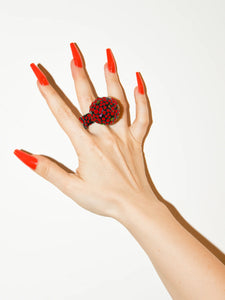 Red Polka Dot Ring